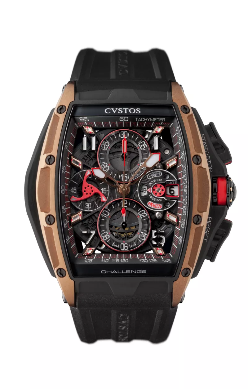 Cvstos the Time Keeper - Chrono 5N Red Gold Black Titanium / Black