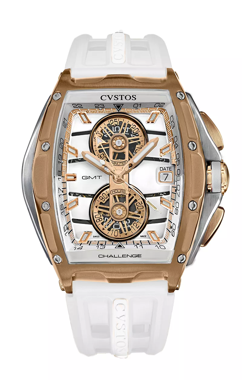 Chrono GMT 5N Red Gold / White Dial