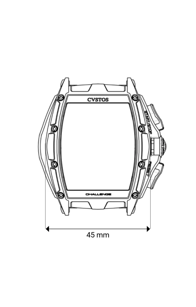 Cvstos the Time Keeper - CHALLENGE III CHRONO - Case 45mm