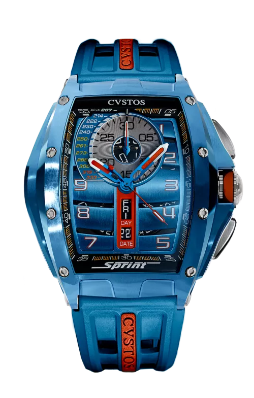 Cvstos the Time Keeper - Chrono Sprint Steel / Sky Blue 