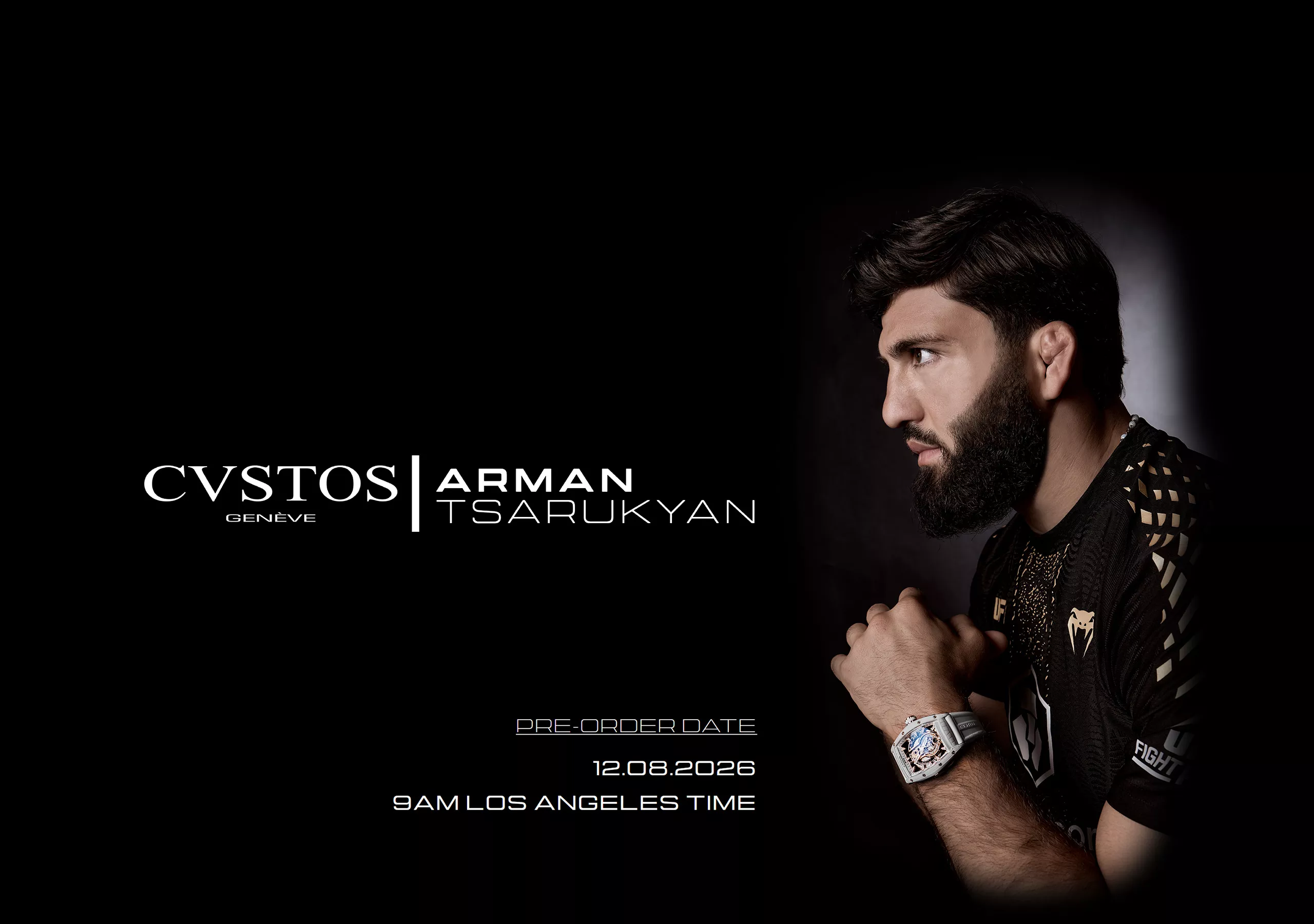Arman's Tsarukyan first Watch Edition with Cvstos Genève