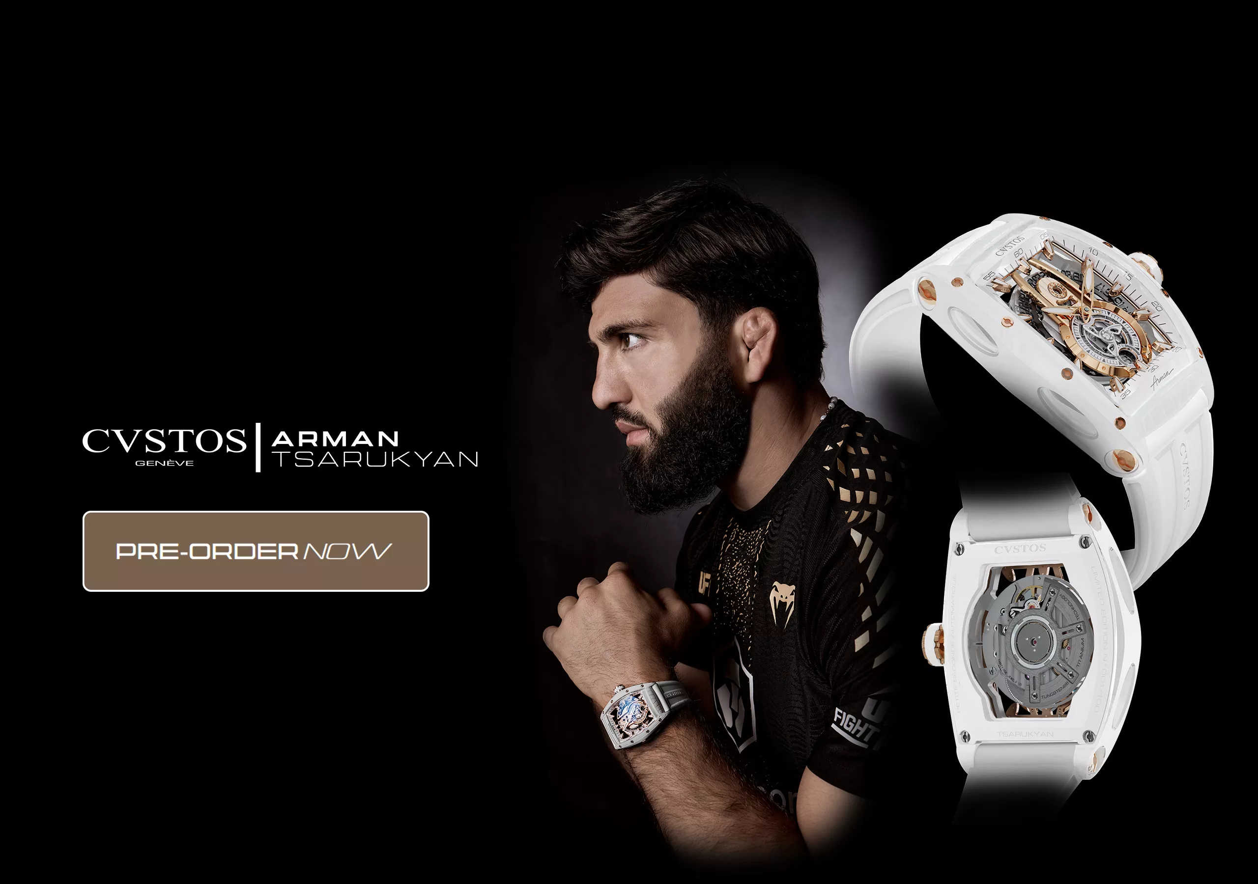 Pre-order Arman's Tsarukyan first Watch Edition with Cvstos Genève
