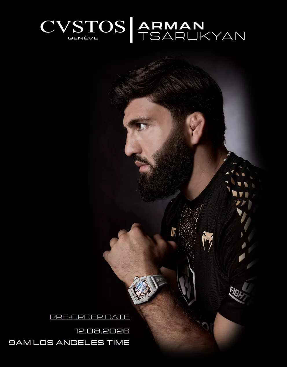 Arman's Tsarukyan first Watch Edition with Cvstos Genève